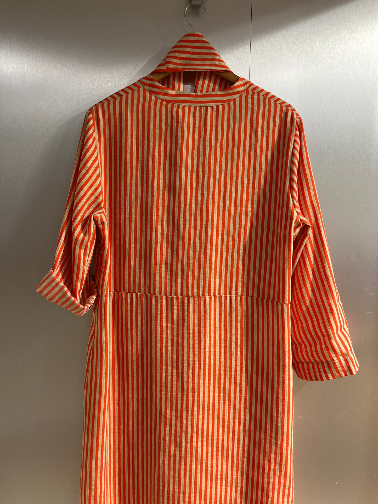 Chemisier righe arancio