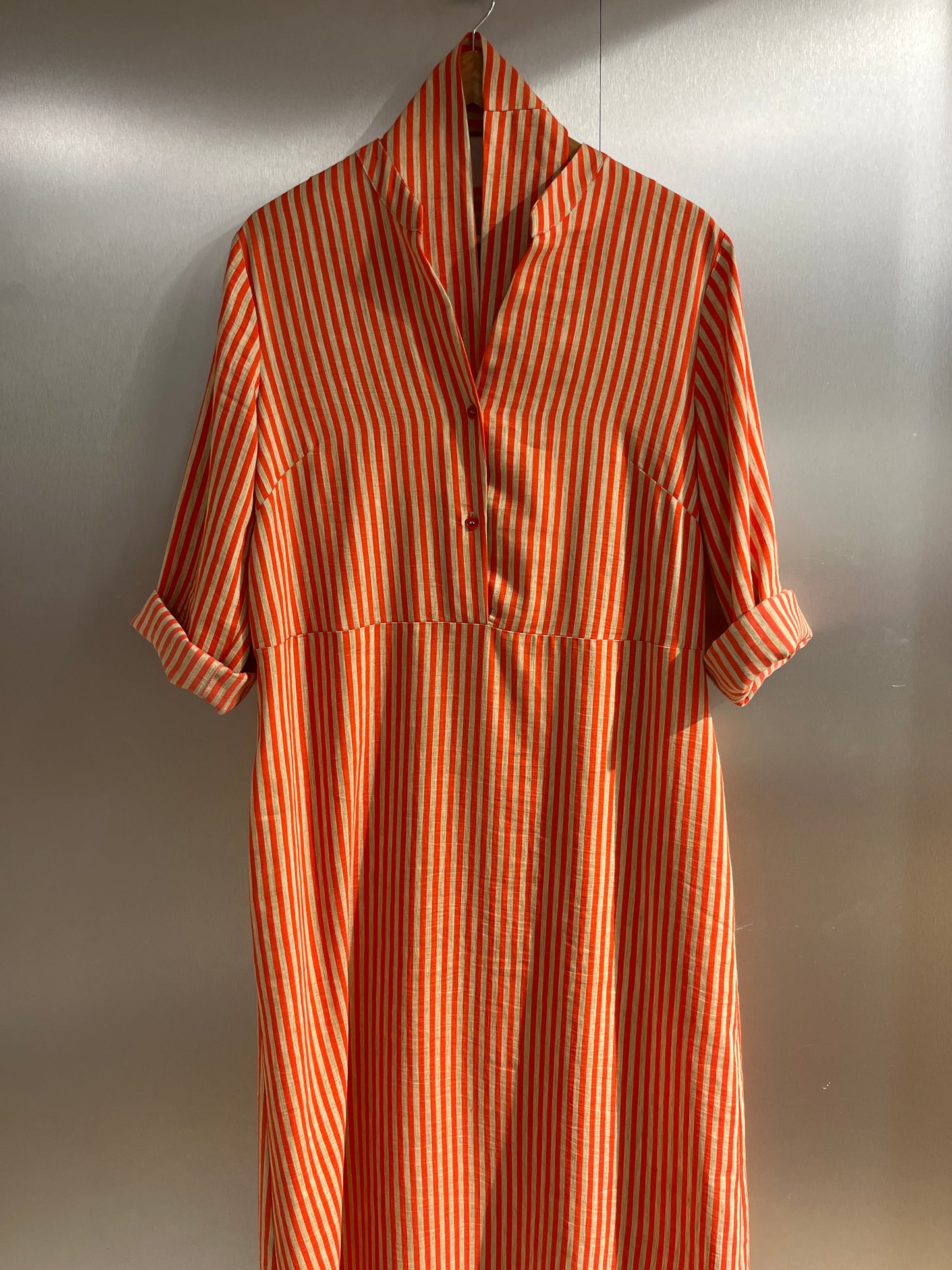 Chemisier righe arancio